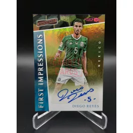   Diego Reyes /75 aláírt focis kártya – 2016-17 Panini Aficionado First Impressions Artist's Proof  – Mexikó