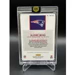 Randy Moss /15 on card aláírt NFL kártya – 2022 Panini Encased – New England Patriots
