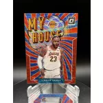 Lebron James My House Red Wave insert kosaras kártya - 2021-22 Panini Donruss Optic - Los Angeles Lakers