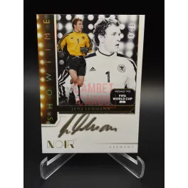   Jens Lehmann /25 Showtime on card aláírt focis kártya - 2025/26 Panini Noir Road to FIFA WC 26 - Németország