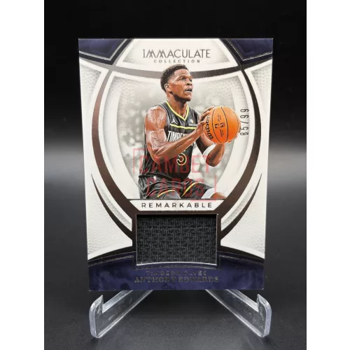 Anthony Edwards RJ-ANT Remarkable Jersey Relic Kártya 85/99 – 2024-25 Panini Immaculate Collection – Minnesota Timberwolves