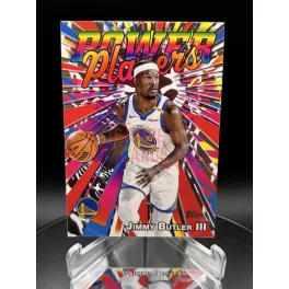   Jimmy Butler Power Players NBA kosaras kártya – 2025-26 Topps Flagship Basketball – Golden State Warriors