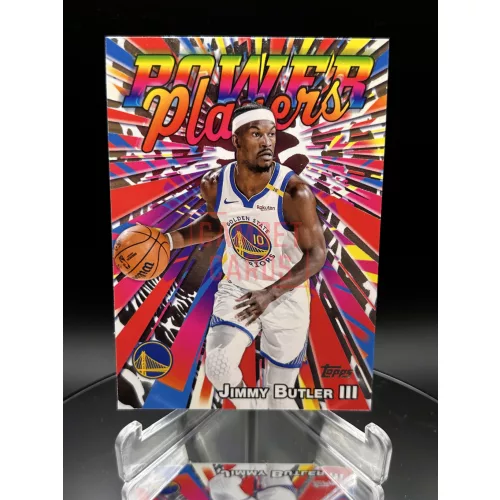 Jimmy Butler Power Players NBA kosaras kártya – 2025-26 Topps Flagship Basketball – Golden State Warriors