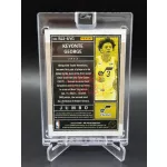 Keyonte George 2023-24 Panini One and One kártya hátlapja egyetemi karrier statisztikákkal és Utah Jazz logóval