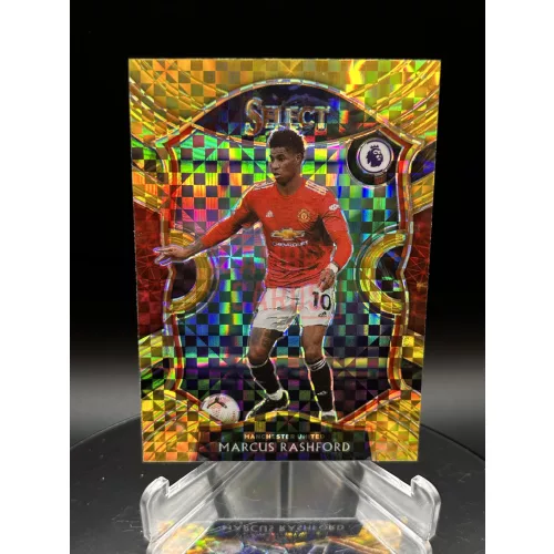  Marcus Rashford Gold Power SSP focis kártya - 2020-21 Panini Chronicles - Manchester United