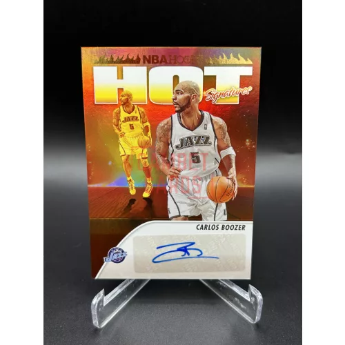 Carlos Boozer aláírt NBA kosaras kártya - 2023-24 Panini Hoops Basketball - Utah Jazz