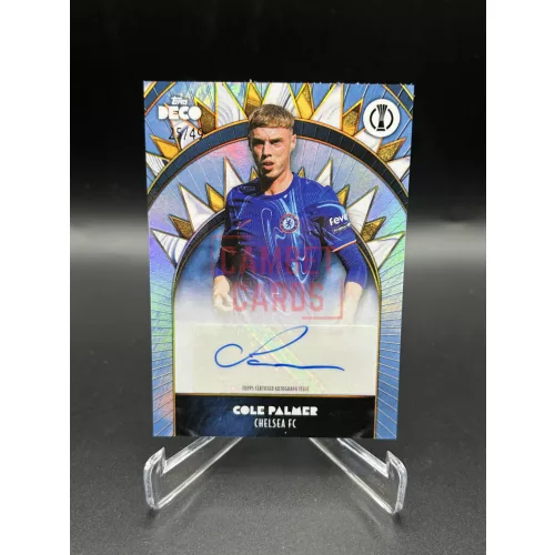 Cole Palmer /49 aláírt focis kártya - 2024/25 Topps Deco  - Chelsea FC 