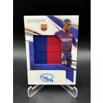 Malcom /49 aláírt mezdarabos focis kártya – 2021 Panini Immaculate Premium Patch Autograph – FC Barcelona