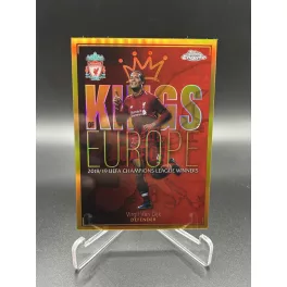   Virgil Van Dijk /50 Kings of Europe focis kártya - 2023-24 Topps Chrome Liverpool - Liverpool