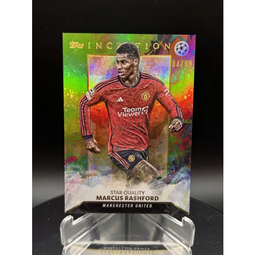  Marcus Rashford /99 számozott focis kártya - 2023-24 Topps Inception - Manchester United