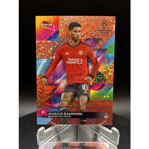  Marcus Rashford /50 számozott focis kártya - 2023-24 Topps Finest - Manchester United