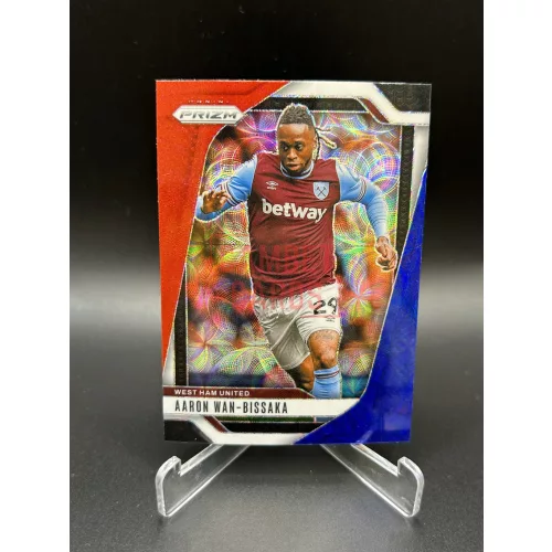 Aaron Wan-Bissaka Choice Red White Blue focis kártya - 2024-25 Panini Prizm - West Ham