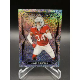   Jalen Thompson 1/1 NFL Kártya – 2024 Panini Obsidian – Arizona Cardinals