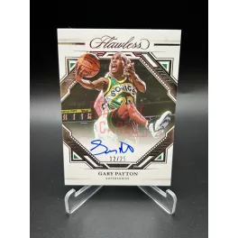   Gary Payton /25 on card aláírt NBA kosaras kártya - 2022-23 Panini Flawless Basketball - Oklahoma City Thunder
