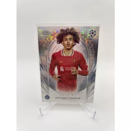 RC Jayden Danns 2024-25 Topps UCC Ultimate Stage focis kártya