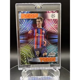   Gavi Beam Team Case Hit focis kártya - 2022-23 Topps Stadium Club Chrome - Barcelona