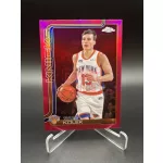 RC Tyler Kolek /399 NBA kosaras kártya - 2025-26 Topps Chome Basketball - New York Knicks
