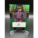 Gerard Pique /5 green aláírt focis kártya – 2022-23 Panini Select La Liga – FC Barcelona