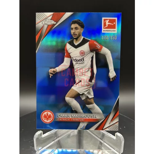 Omar Marmoush /150 számozott focis kártya - Topps Chrome Bundesliga - Frankfurt