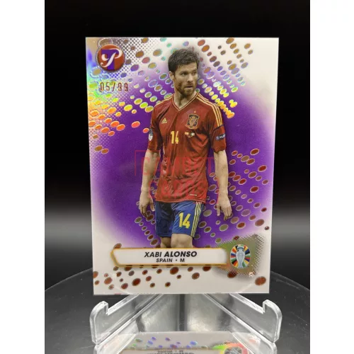 Xabi Alonso /99 számozott focis kártya - Topps Pristine - Spanyolország