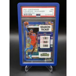   Shai Gilgeous-Alexander /25 PSA 9 NBA kosaras kártya #85  – 2021-22 Panini Contenders Basketball – Oklahoma City Thunder