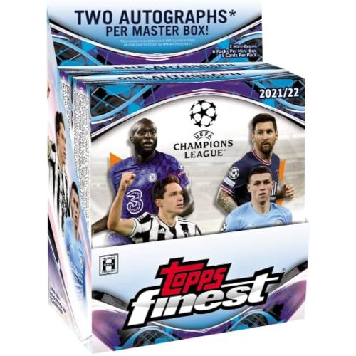 2021-22 TOPPS FINEST UEFA CHAMPIONS LEAGUE HOBBY BOX