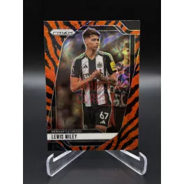   Lewis Miley Tiger SSP focis kártya – 2024-25 Panini Prizm Premier League – Newcastle United