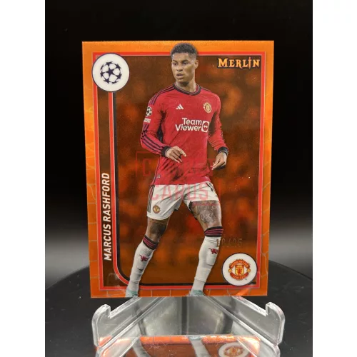  Marcus Rashford /25 számozott focis kártya - 2023-24 Topps Merlin - Manchester United