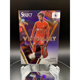   RC Fabio Carvalho Visionary case hit focis kártya – 2022-23 Panini Select – Liverpool FC
