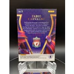 RC Fabio Carvalho Visionary case hit focis kártya – 2022-23 Panini Select – Liverpool FC