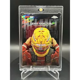   Lewis Hamilton /75 Helmet Collection 75th Anniversary Parallel F1 kártya - 2025 Topps Chrome F1 - Ferrari