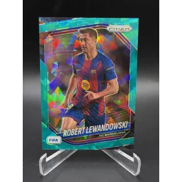   Robert Lewandowski /99 focis kártya #249 – 2025-26 Panini Prizm FIFA – FC Barcelona