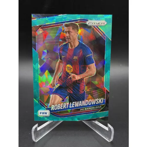 Robert Lewandowski /99 focis kártya #249 – 2025-26 Panini Prizm FIFA – FC Barcelona