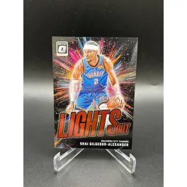   Shai Gilgeous-Alexander /99 Lights Out NBA kosaras kártya - 2024-25 Panini Donruss Optic - Oklahoma City Thunder