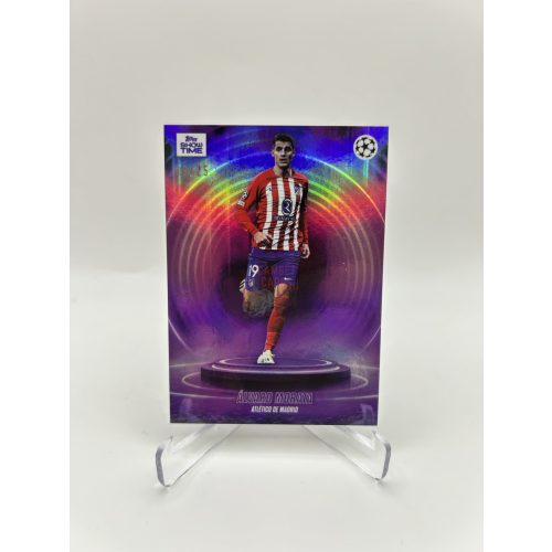Alvaro Morata /25 számozott Atletico Madrid focis kártya - Topps Showtime