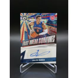   Jalen Duren FBS-DUR - 2024/25 Donruss Optic Fast Break - Detroit Pistons aláírt kártya
