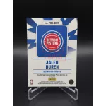 Jalen Duren FBS-DUR - 2024/25 Donruss Optic Fast Break - Detroit Pistons aláírt kártya