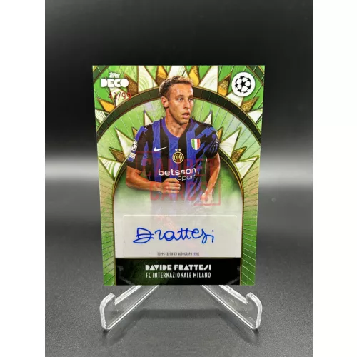 Davide Frattesi /99 aláírt focis kártya - 2023-24 Topps Deco - Inter