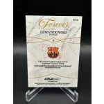Robert Lewandowski /50 aláírt focis kártya – 2025-26 Topps Forever FC Barcelona – FC Barcelona