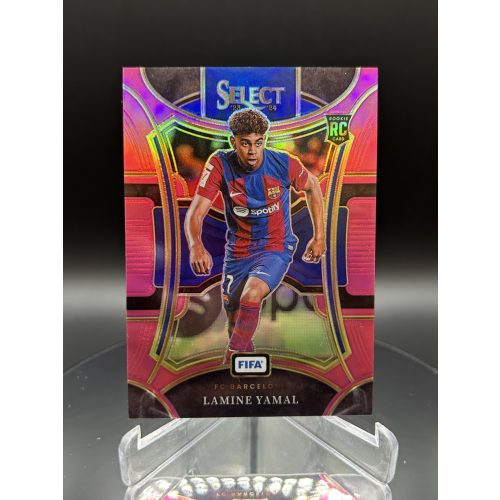 RC Lamine Yamal /75 Mezzanine Pink foci kártya - 2023-24 Panini Select FIFA - Barcelona