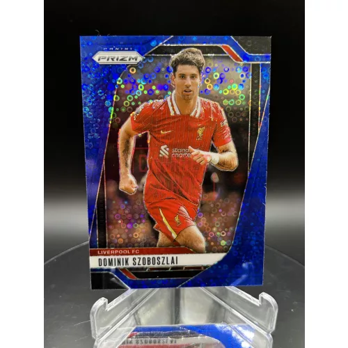Szoboszlai Dominik 29/99 számozott focis kártya - 2024-25 Panini Prizm Premier League - Liverpool