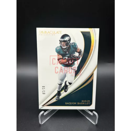 Saquon Barkley /10 NFL amerikai foci kártya - 2024 Panini Immaculate Football - Philadelphia Eagles