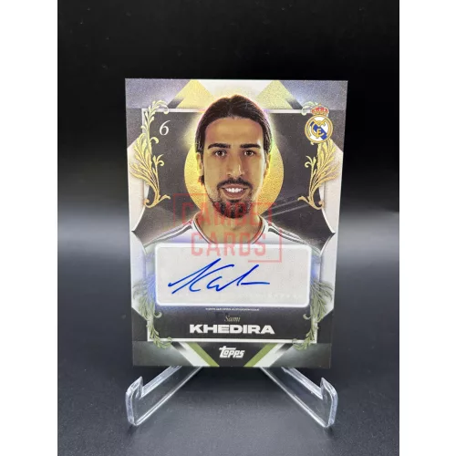 Sami Khedira aláírt focis kártya – 2025 Topps Real Madrid Los Blancos – Real Madrid