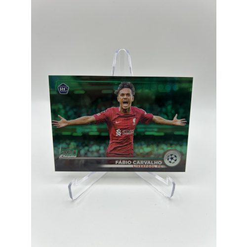RC Fabio Carvalho /99 - Topps Stadium Club Chrome- Liverpool FC