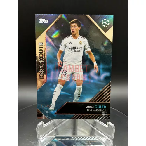 Arda Guler /49 számozott focis kártya - 2024-25 Topps Knockout - Real Madrid