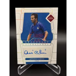   Antonio Cabrini /99 aláírt focis kártya – 2022 Panini National Treasures Legendary Signatures Auto – Olaszország