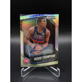   Ausar Thompson 90 - 2024/25 Panini Prizm Black - Detroit Pistons aláírt kártya