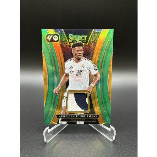 Aurelien Tchouameni /5 patch/mezdarabos focis kártya – 2024-25 Panini Select La Liga - Real Madrid