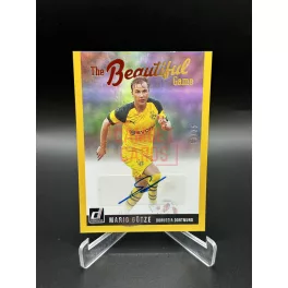   Mario Götze /25 Beautiful Game aláírt focis kártya – 2018-19 Panini Donruss Soccer – Dortmund